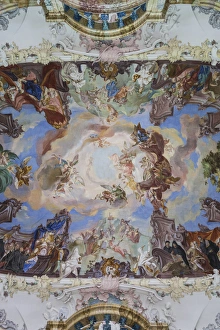Images Dated 18th October 2014: Germany, Baden-Wurttemburg, Wiblingen, Kloster Wiblingen Abbey, 18th century monastery
