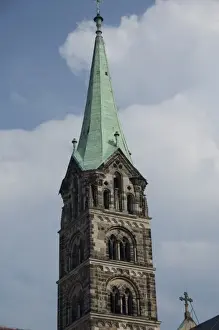Germany, Bamberg. 13th century Romanesque & early Gothic Bamberg Cathedral (aka cathedral of St