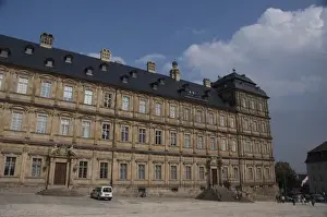 Germany, Bamberg. Baroque four-winged New Residence (c. 1692-1703), former bishops palace