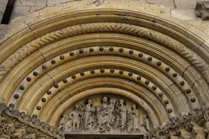Images Dated 21st September 2009: Germany, Bamberg. Exterior Gothic Bamberg Cathedral (aka cathedral of St. Peter & St
