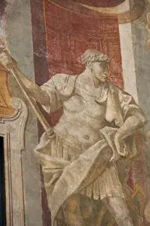 Images Dated 21st September 2009: Germany, Bamberg. Historic 14th century Old Town Hall, exterior fresco detail
