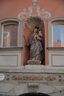 Funny Prints: Germany, Bamberg. Historic religious building... now Chinese restaurant