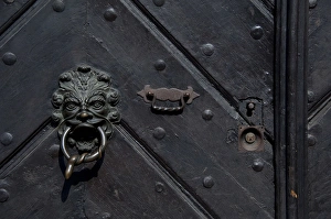 Images Dated 21st September 2009: Germany, Bamberg. Old black door