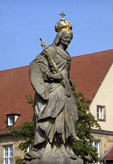 Images Dated 21st September 2009: Germany, Bamberg. Royal statue of Kaiserin Kunigund