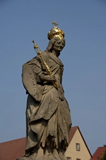 Germany, Bamberg. Royal statue of Kaiserin Kunigund