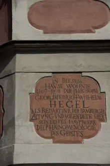 Images Dated 21st September 2009: Germany, Bamberg. Traditional architecture in historic Jewish neighborhood