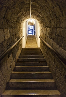 Images Dated 14th October 2014: Germany, Bavaria, Bad Reichenhall, Alte Saline, old saltworks, underground walkway