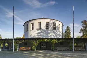 Deutschland Prints: Germany, Bavaria, Bad Tolz, old mineral bath building
