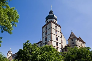 Images Dated 1st June 2008: GERMANY, Bavaria, Bayern, Wurzburg. Festung Marienberg fortress