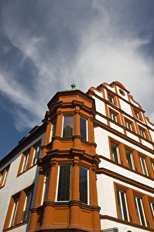 GERMANY, Bavaria, Bayern, Wurzburg. Marktplatz square building