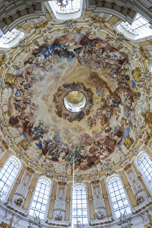 Germany, Bavaria, Ettal, Kloster Ettal monastery, interior