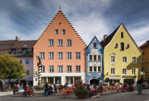 Deutschland Prints: Germany, Bavaria, Fussen, Reichenstrasse, pedestrian street
