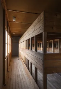 Images Dated 16th October 2014: Germany, Bavaria, Munich-Dachau, WW-2 era Nazi concentration camp, barracks building