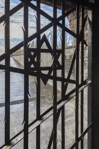 Images Dated 16th October 2014: Germany, Bavaria, Munich-Dachau, WW-2 era Nazi concentration camp, Jewish Memmorial