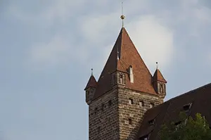 11th Century Prints: Germany, Bavaria, Nuremberg. Historic 11th century Imperial Castle (aka Kaiserburg)