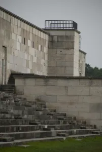 World War Ii Prints: Germany, Bavaria, Nuremberg. Historic Nazi viewing stand where Hilter once stood