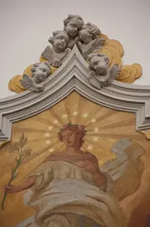 Images Dated 18th September 2009: Germany, Bavaria, Passau. 18th century historic Italian baroque chruch, Marienkirche