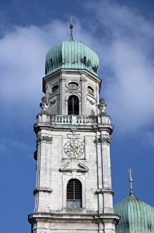 Images Dated 18th September 2009: Germany, Bavaria, Passau. St. Stevens Cathedral, baroque exterior