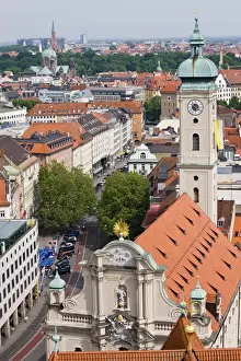 Images Dated 25th May 2008: GERMANY, Bayern-Bavaria, Munich. Holy Ghost church