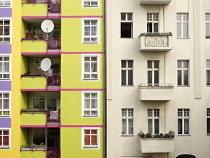 Silence Prints: Germany, Berlin: buildings and wall colors