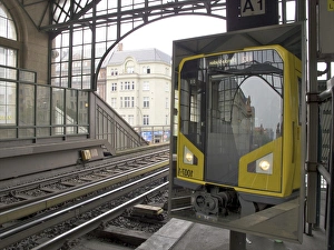 Convergence Prints: Germany, Berlin: metropolitan system train station