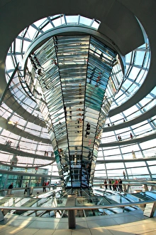 Images Dated 22nd August 2006: Germany, Berlin, Reichstag Dome