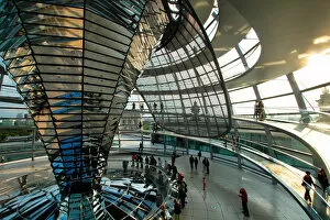Germany, Berlin, Reichstag Dome