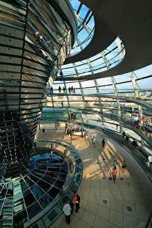 Images Dated 22nd August 2006: Germany, Berlin, Reichstag Dome
