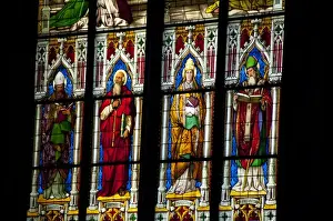 Germany, Cologne. 13th Century Gothic Cologne Cathedral, the largest in northern Europe