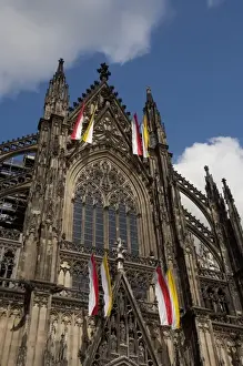 Cologne Prints: Germany, Cologne. Exterior, 13th Century Gothic Cologne Cathedral