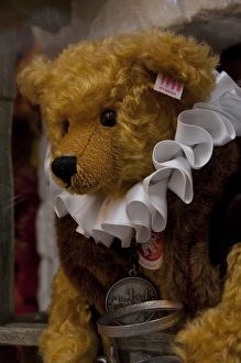 Images Dated 22nd September 2009: Germany, Franconia, Rothenburg. Typical German souvenirs, famous Steiff teddy bears