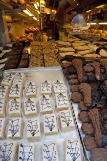 Wertheim Prints: Germany, Franconia, Wertheim. Local bakery shop window