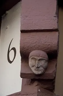 Images Dated 23rd September 2009: Germany, Franconia, Wertheim. Medieval architectural building detail