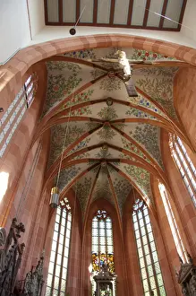 Wertheim Prints: Germany, Franconia, Wertheim. The Protestant Collegite church (c. 1320)