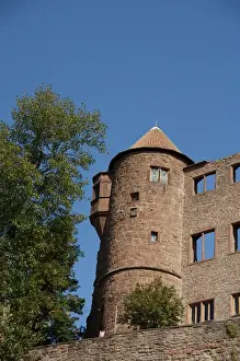 Images Dated 23rd September 2009: Germany, Franconia, Wertheim. Ruins of the 12th century Hohenburg Castle