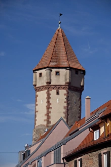 Images Dated 23rd September 2009: Germany, Franconia, Wertheim. Spitizer, medieval watchtower