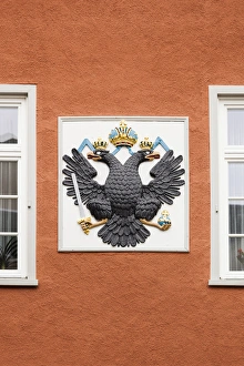 Double Headed Prints: Germany, Hesse, Wetzlar, double-headed eagle, building detail