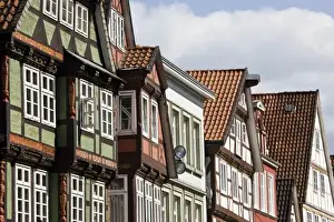 Germany, Niedersachsen, Celle. Old Timbered houses