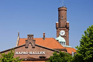 Western Script Prints: GERMANY, Niedersachsen, Cuxhaven. Hapag-Hallen Passenger terminal museum, exterior