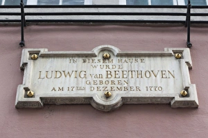 Germany, Nordrhein-Westfalen, Bonn, Beethovenhaus, birthplace of Ludwig von Beethoven