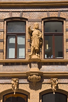 Images Dated 8th May 2008: GERMANY, Nordrhein-Westfalen, Cologne. Cacillienstrasse building detail