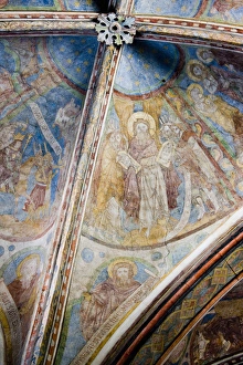 Art And Craft Prints: GERMANY, Nordrhein-Westfalen, Cologne. St. Maria Lyskirchen church frescoes, 13th century
