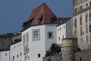 Images Dated 18th September 2009: Germany, Passau. Hilltop Veste Oberhaus (aka Upper Fortress), built from 1217 to 1803
