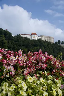 Fortified Prints: Germany, Passau. Hilltop Veste Oberhaus (aka Upper Fortress), built from 1217 to