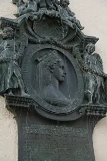 Royalty Prints: Germany, Passau. Queen Elisabeth (aka Elizabeth) plaque