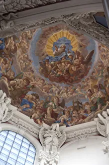 Images Dated 18th September 2009: Germany, Passau. St. Stevens Cathedral, baroque interior. Architect Carlo Lurago