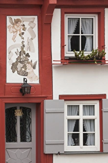 Rhineland Pfalz Prints: Germany, Rheinland-Pfalz, Boppard, building detail
