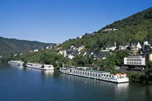Rhineland Palatinate Prints: Germany, Rhineland-Palatinate, Cochem, Mosel River