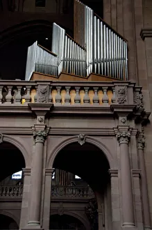 Images Dated 24th September 2009: Germany, Rhineland Palatinate, Mainz. 13th century Mainz Cathedral. Pipe organ
