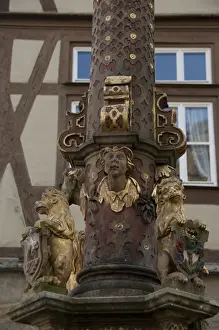 Images Dated 22nd September 2009: Germany, Rothenburg. Market Square (aka Marktplatz), late Renaissance (1608) St